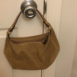 Suede Coach Purse Never Used!